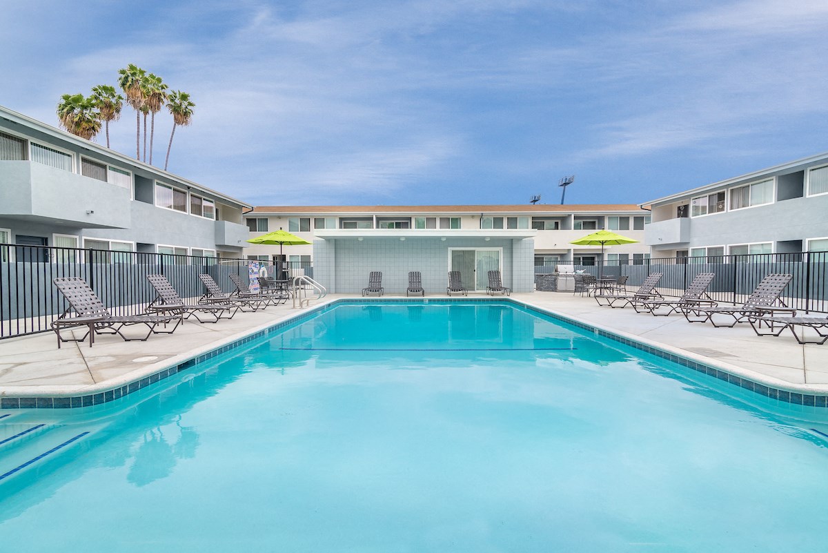 Refreshing Pool Areas at Park Apartments, Norwalk, 90650